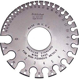 Mitutoyo Wire Gage Range 0-36