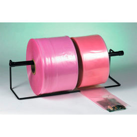 Global Industrial™ Anti Static Poly Tubing 12""W x 1075'L 4 Mil Pink 1 Roll