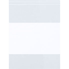 Global Industrial™ Seal Top Reclosable Bags w/ Write On Block 13""Wx15""L 2 Mil Clear  1000Pk