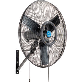 Continental Dynamics® 30"" Wall Mounted Misting Fan Outdoor Rated Oscillating 7204 CFM 1/7 HP