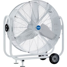 Global Industrial™ 36"" Outdoor Rated Mobile Tilt Drum Blower Fan 2 Speed 12241 CFM 1/2 HP