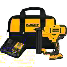 DeWALT® 20V MAX XR Cordless Narrow Crown Stapler Kit 18 Gauge 1/2"" - 1-1/2""L Staple Li-Ion