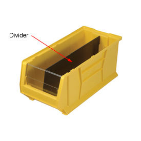 Quantum Divider DUS955 For Hulk Stacking Bins QUS955 QUS965 18-1/4 x 23-7/8 x 12 Price Pkg of 6