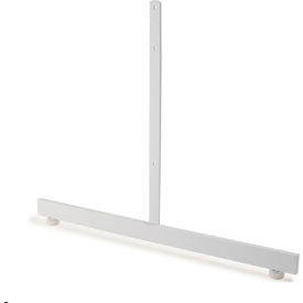 Rectangular Tubing Leg For Grid Panel - Semi-Gloss White