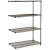 Nexel® 4 Shelf Black Epoxy Wire Shelving Unit Add On 30""W x 14""D x 86""H