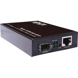 Tripp Lite by Eaton Hardened Gigabit Fiber to Ethernet Media Converter 10/100/1000 Mbps RJ45/SFP -10�° to 60�°C