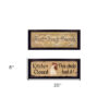 Set Of Two Faith*Family*Friends And This Chick Black Framed Print Wall Art
