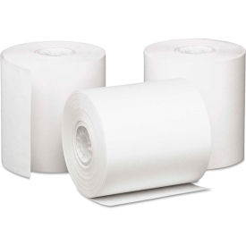 PM Company® Single-Ply Cash Register/POS Rolls 09228 3"" x 85' White 50 Rolls/Carton