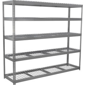Global Industrial 5 Shelf Extra Heavy Duty Boltless Shelving Starter 96""W x 48""D x 60""H Wire Deck
