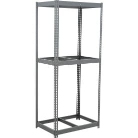 Global Industrial 3 Shelf Extra Heavy Duty Boltless Shelving Starter 36""W x 24""D x 96""H No Deck
