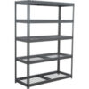 Global Industrial 5 Shelf Extra Heavy Duty Boltless Shelving Starter 60""W x 36""D x 96""H Wire Deck