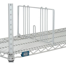 Nexel® Nexelate® Silver Epoxy Wire Divider 14""D x 8""H