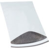 Global Industrial™ Bubble Lined Poly Mailers 10-1/2""W x 16""L 2 Mil White 100/Pack