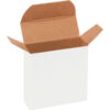 Global Industrial Reverse Tuck Folding Cartons 2-3/8""L x 7/8""W x 2-3/8""H White 1000/Pack