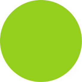 Tape Logic® 3"" Dia. Round Removable Paper Labels Fluorescent Green Roll of 500