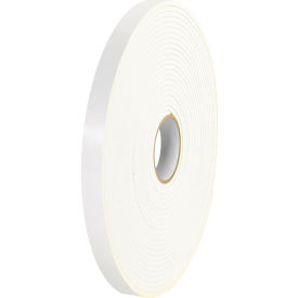 Tape Logic® Double Sided Foam Tape 3/4"" x 36 Yds. 62.5 Mil White