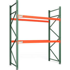 Global Industrial™ Bolted Teardrop Pallet Rack Starter 108""Wx 48""D x 120""H 6420 lbs Shelf Cap