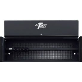 Extreme Tools RX Power Workstation Hutch 72""W x 30""D x 22-1/4""H Matte Black with Black Handle