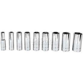 Chrome Socket 3/8"" Drive 6 Point 9/16"" Deep