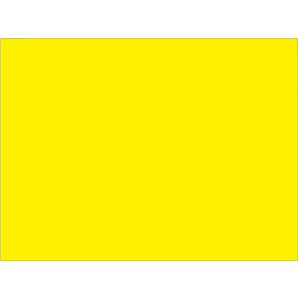 Tape Logic® Rectangular Inventory Paper Labels 4""L x 3""W Fluorescent Yellow Roll of 500