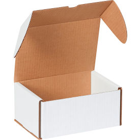 Global Industrial Corrugated DVD Mailers 7-5/8""L x 5-7/16""W x 3-9/16""H White 50/Pack