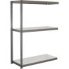 Global Industrial 3 Shelf Extra Heavy Duty Boltless Shelving Add On 72""Wx48""Dx72""H Laminate Deck