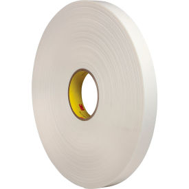 3M™ 4462 Double Sided Foam Tape 1"" x 72 Yds. 31.25 Mil White