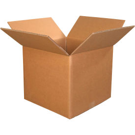 Global Industrial Heavy Duty Double Wall Corrugated Boxes 14""L x 14""W x 14""H Kraft 15/Pack