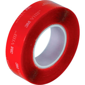 VHB™ 4905 Double Coated Film Tape 1"" x 5 Yds. 20 Mil Clear