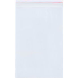 Global Industrial™ Minigrip® Reclosable Poly Bags 8""W x 10""L 6 Mil Clear 500/Pack