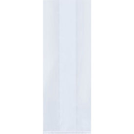 Global Industrial™ Gusseted Polypropylene Bags 3-1/2""Lx2""Wx7-1/2""H  1.5 Mil Clear 2000PK