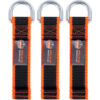 Ergodyne® Squids® 3706 Web Tool Tether with D-Ring Tool Tail 5 lb. Cap. Black Pack of 3