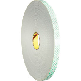 3M™ 4008 Double Sided Foam Tape 1"" x 36 Yds. 125 Mil Natural
