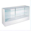4' Full Vision Show Case White