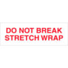 Tape Logic® Carton Sealing Tape Do Not Break Stretch Wrap 2"" x 110 Yds. Red/White