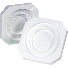Global Industrial Haz Mat Foam Inserts For 1 Gallon Paint Can 8-1/2""Lx8-1/2""Wx1-1/4""H White 100Pk
