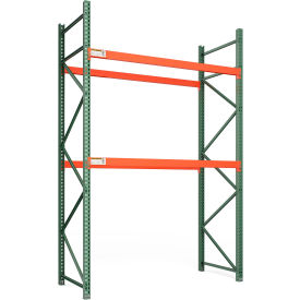 Global Industrial™ Bolted Teardrop Pallet Rack Starter 144""Wx 48""D x 144""H 5702 lbs Shelf Cap