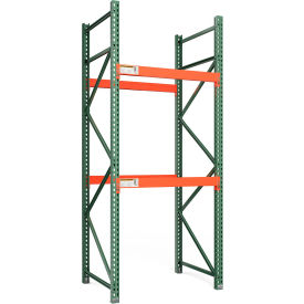 Global Industrial™ Bolted Teardrop Pallet Rack Starter 48""W x 42""D x 120""H 6590 lbs Shelf Cap