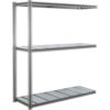 Global Industrial 3 Shelf Extra Heavy Duty Boltless Shelving Z Beam Add On 72Wx48Dx96H Steel Deck