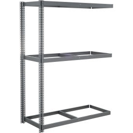 Global Industrial 3 Shelf Extra Heavy Duty Boltless Shelving Add On 60""W x 48""D x 72""H No Deck