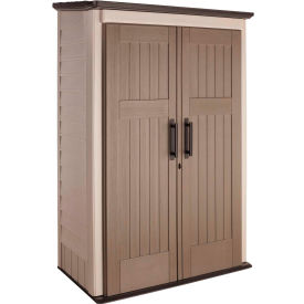 Rubbermaid 1887157 Large Vertical Storage Shed 31""L x 52""W x 81""H
