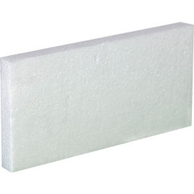 Global Industrial Haz Mat Foam Inserts For 1 Gallon Plastic Jug 12""L x 6""W x 1""H White 48/Pack