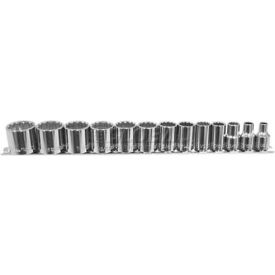 Chrome Socket 3/8"" Drive 12 Point 7/8"" Short