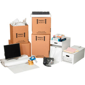 Global Industrial Office Moving Kit Kraft/White