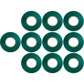 Sunlite® PVC Electrical Tape 3/4' x 60' Green Pack of 10