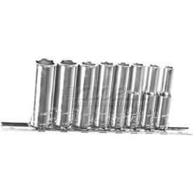Chrome Socket 1/4"" Drive - Deep 6 Point 3/8""