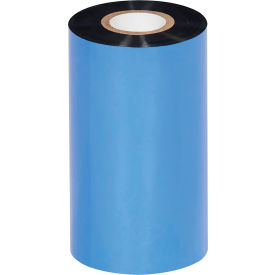 Global Industrial Zebra Thermal Transfer Ribbons 4-5/16""W x 984'L Wax/Resin Blk 24 Rolls/Case