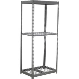 Global Industrial 3 Shelf Standard Duty Boltless Shelving Starter 36""W x 18""D x 84""H Wire Deck