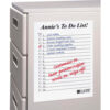 C-Line 57911 Peel and Stick Dry Erase Sheets 8 1/2 x 11 White 25 Sheets/Box
