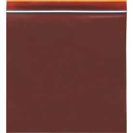Global Industrial Minigrip Reclosable Lab Guard UV Protection Bags 8""Wx14""L 3 Mil Amber 500PK